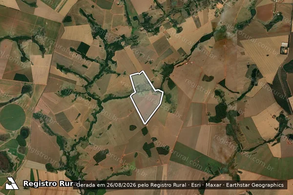 Imagem de satélite de FAZENDA MATINHA - Gleba 01 em Edéia - GO