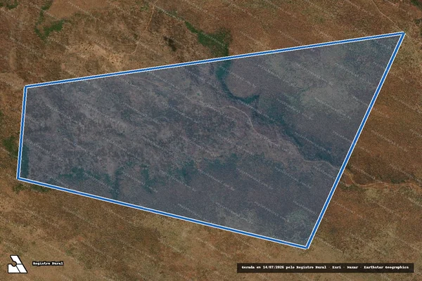 Imagem de satélite de FAZENDA LAGOINHA IV - Parte 8 em Pilão Arcado - BA