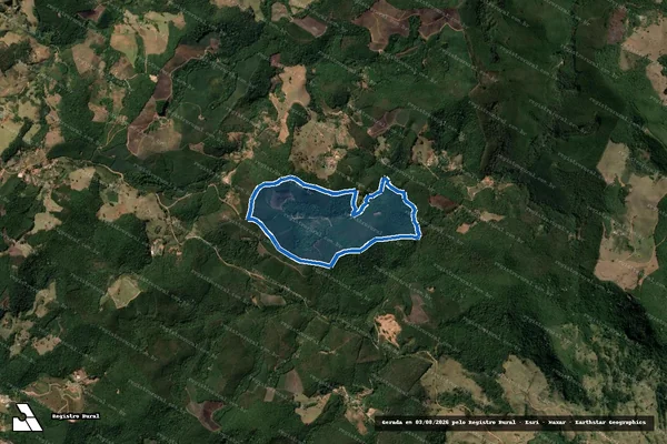 Imagem de satélite de FAZENDA ENGENHO - TOTAL em Ouro Preto - MG