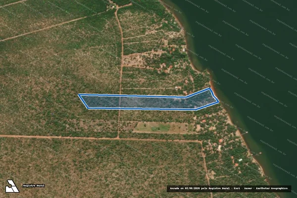 Imagem de satélite de LOTE 11-A LOTEAMENTO TODOS OS SANTOS - Parte 5 em Miracema do Tocantins - TO