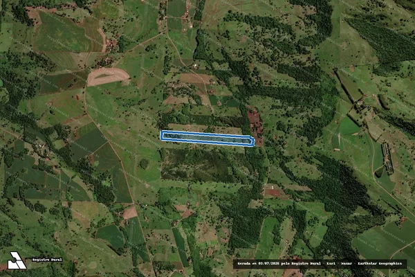 Imagem de satélite de Lote Rural 22 - Gl 2, Col B, Sta Hna e Sol de Maio em São José das Palmeiras - PR