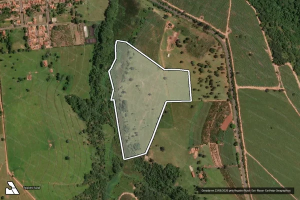 Imagem de satélite de Sítio Guaiuvira - Parcela 2 - Parcela 2 em Pirajuí - SP