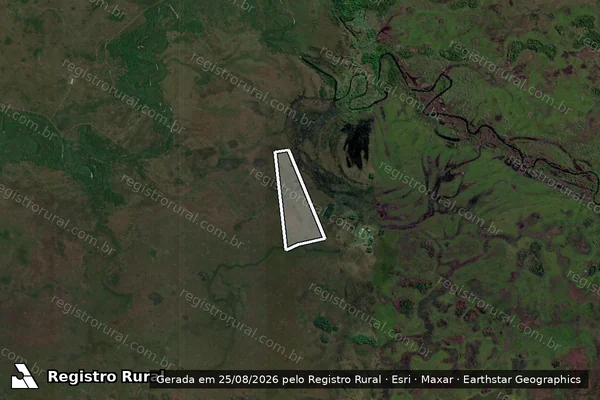 Imagem de satélite de Fazenda Caraja - PARTE 4 em Aquidauana - MS