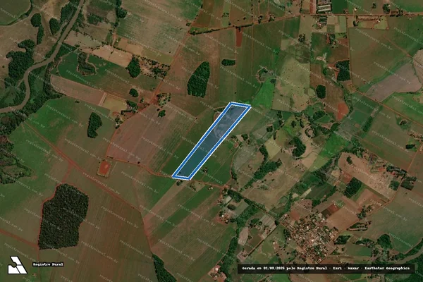 Imagem de satélite de Parcela 170 ? Gleba Santa Terezinha - Parcela 1 em Itaporã - MS