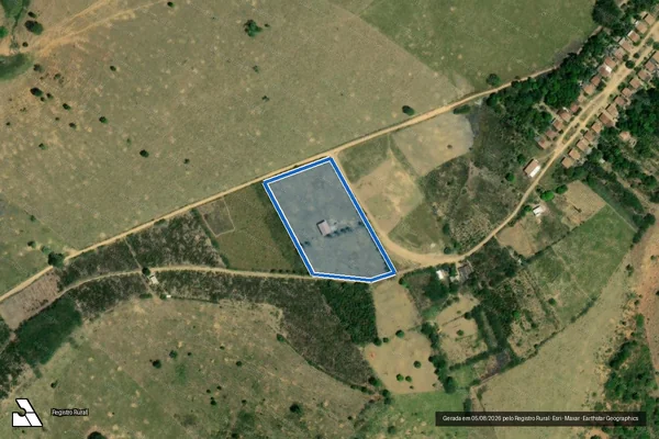 Imagem de satélite de FAZENDA PRIMAVERA - LOTE 25 em Itamaraju - BA
