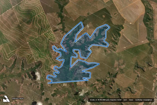 Imagem de satélite de FAZENDA OURO - Parte 1 em Santa Filomena - PI
