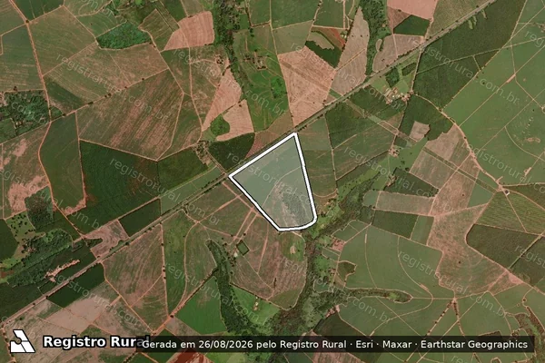 Imagem de satélite de Sitio Alegria - Parte 1 em Olímpia - SP