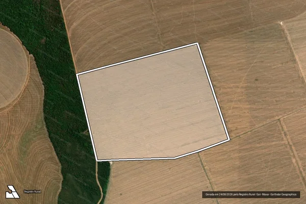 Imagem de satélite de LOTE RURAL Nº 13 - ÁREA IRRIGADA - 001 em Balsas - MA