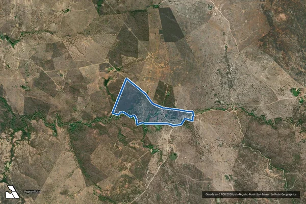 Imagem de satélite de Fazenda Cachoeira da Embira_Parte 4 / Fazenda Cachoeira da Embira_Parte 4 em Jequié - BA