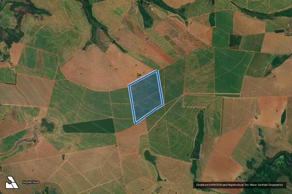 Imagem de satélite de FAZENDA ENTRE IRMÃOS - DESMEMBRADA em Borborema - SP