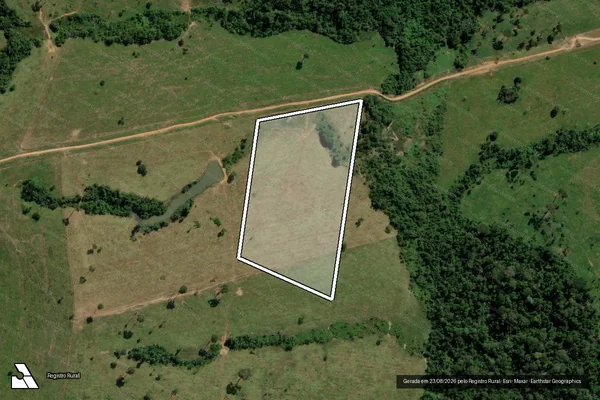 Imagem de satélite de Lote 293 - Colônia Primavera (PAD Pedro Peixoto ? Gleba Z) - Parte 1 (Município de Lábrea ? AM) em Lábrea - AM