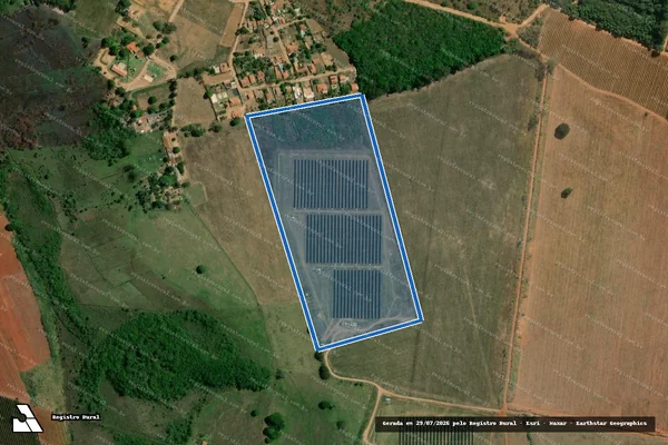 Imagem de satélite de FAZENDA ESMERIL - GLEBA A - Parcela 2 em Patrocínio - MG