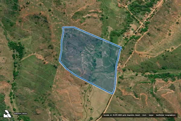 Imagem de satélite de Fazenda Bom Pastor - GLEBA 1 em Resplendor - MG