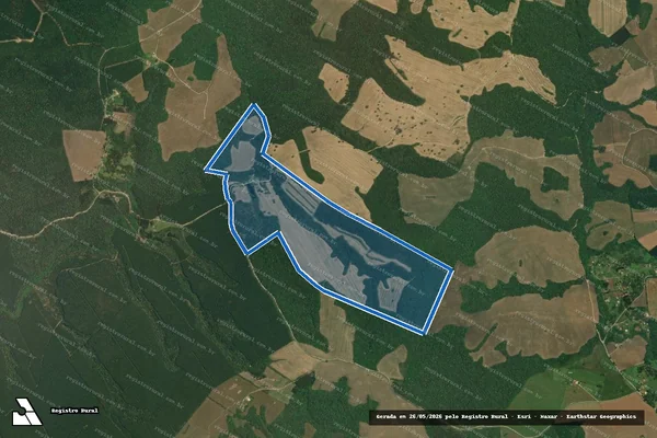 Imagem de satélite de Fazenda Roncador - Parte 1 em Lapa - PR