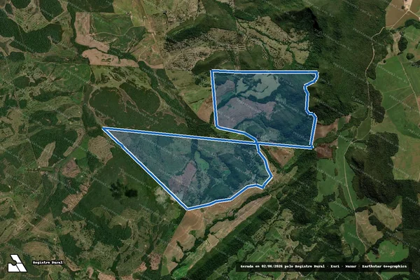 Imagem de satélite de Fazenda Estrela - Parte 1 em Porto Murtinho - MS