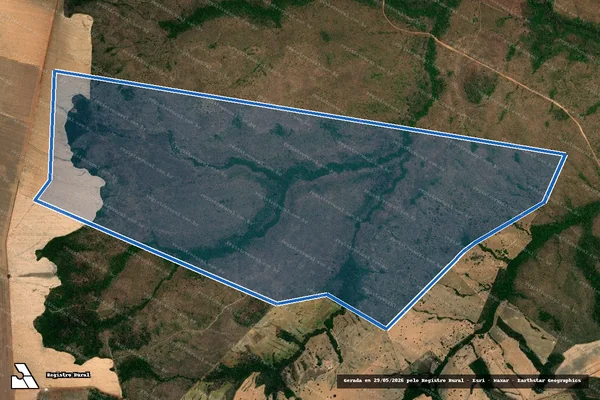 Imagem de satélite de FAZENDA PALMEIRAS, LOTES 107, 113, 40P, 41, 43, 47, DO LOTEAMENTO SÃO SILVESTRE, 5ª E 6ª ETAPA - Parte 3 em Aparecida do Rio Negro - TO