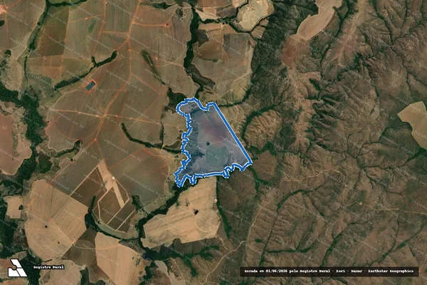 Imagem de satélite de Fazenda Limoeiro da Samambaia - Fazenda Limoeiro da Samambaia em Guarda-Mor - MG