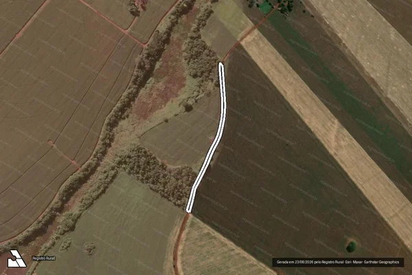 Imagem de satélite de Fazenda Bandeira Branca / Estrada Municipal SGR ? 110 - Estrada Municipal SGR ? 110 em Salto Grande - SP