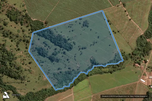 Imagem de satélite de FAZENDA CARIOCA - Gleba 03 em São Patrício - GO