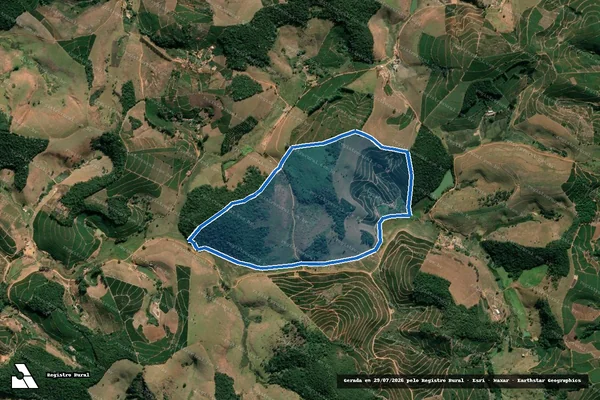 Imagem de satélite de FAZENDA BÔA ESPERANÇA - FAZENDA BÔA ESPERANÇA em Matipó - MG