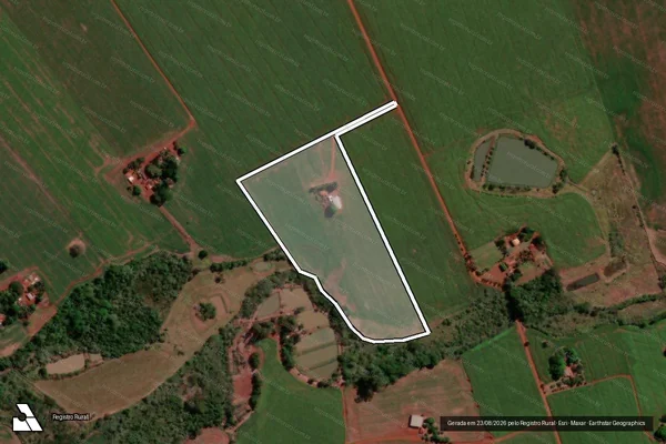 Imagem de satélite de Lote 183 - Parte 01 em Itaporã - MS