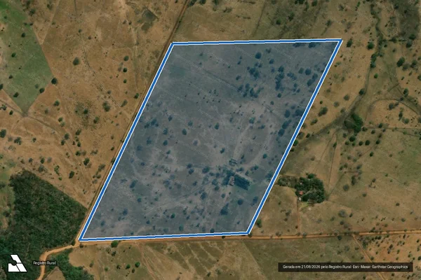 Imagem de satélite de Lote ? 332 P.A SANTO IDELFONSO - Lote ? 332 em Novo São Joaquim - MT