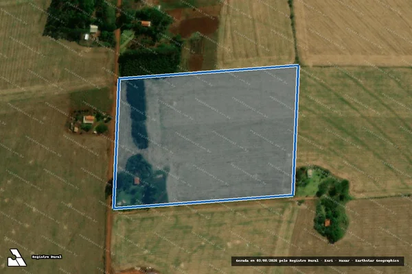 Imagem de satélite de Projeto de Assentamento Itamarati II em Ponta Porã - MS