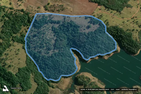 Imagem de satélite de Fazenda Lagoinha e São Gonçalo - RODOLFO ? Parcela 7 em Pedrinópolis - MG