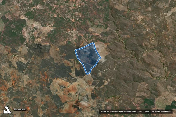 Imagem de satélite de FAZENDA LAGOA DO ALTO - Parcela 1 em Aracatu - BA
