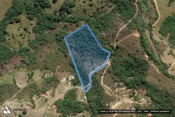 Imagem de satélite de SÍTIO MORRO DOS VENTOS UIVANTES ? GLEBA A - Parte 2 em Cunha - SP