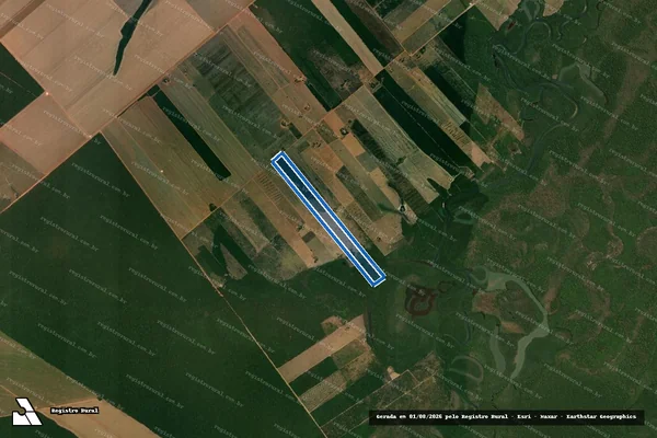 Imagem de satélite de P.A Santa Terezinha_Lote-17 / Única