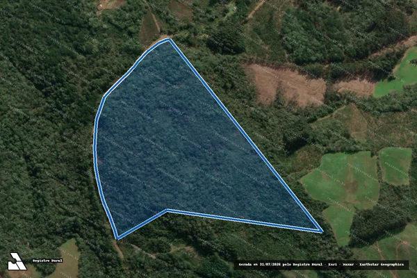 Imagem de satélite de Imóvel sem Denominação - Gleba B em Matos Costa - SC