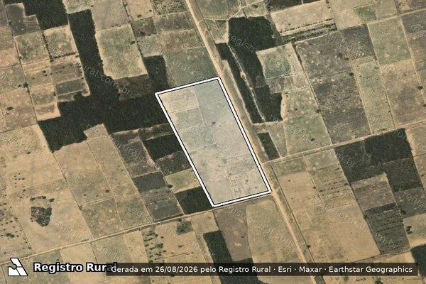 Imagem de satélite de Projeto de Assentamento José Milanês ? Lote 40 - Parte 1 em Lagoa Nova - RN