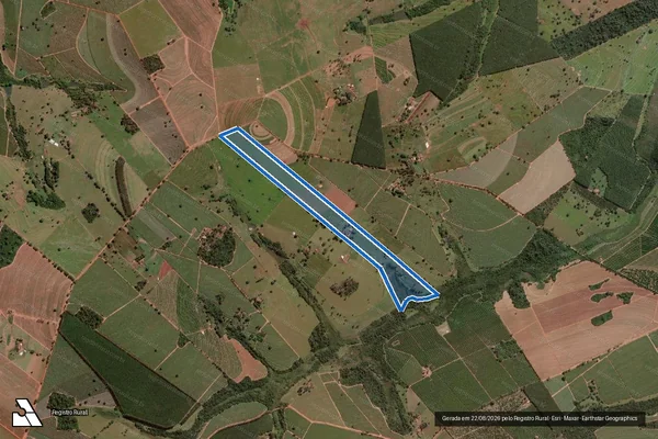 Imagem de satélite de SITIO SANTA BARBARA - PARTE 1 em Nova Granada - SP
