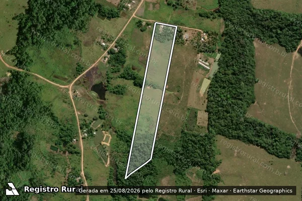 Imagem de satélite de Polo Agroflorestal de Rodrigues Alves - Lote 13 - Lote 13 em Rodrigues Alves - AC