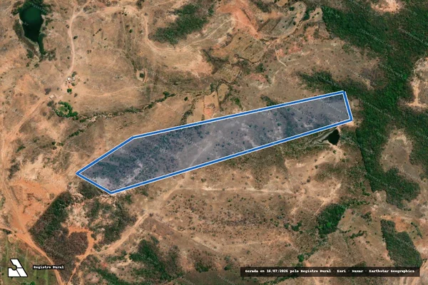 Imagem de satélite de FAZENDA AGUA ALVA - Parte 1 em Loreto - MA