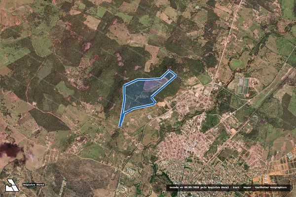 Imagem de satélite de Fazenda Engenho - Parcela 1 em Espinosa - MG