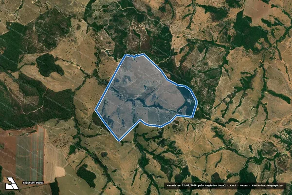 Imagem de satélite de FAZENDA TRONCOS - Parcela 1 em Grupiara - MG