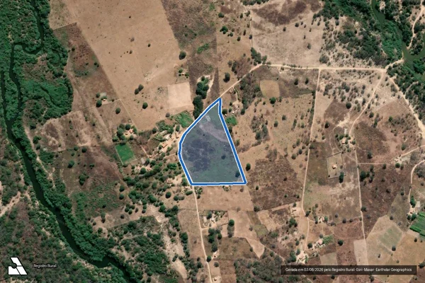 Imagem de satélite de Fazenda Canudo - Parte 3 em Jaíba - MG