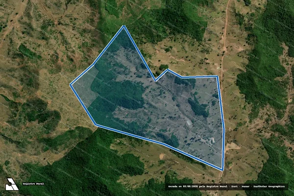 Imagem de satélite de FAZENDA SERRA GRANDE - Parte 1 em João Lisboa - MA