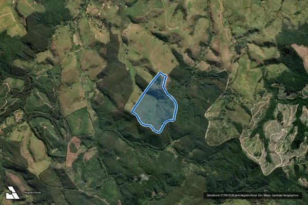 Imagem de satélite de ÁREA   - Gleba em Santa Branca - SP