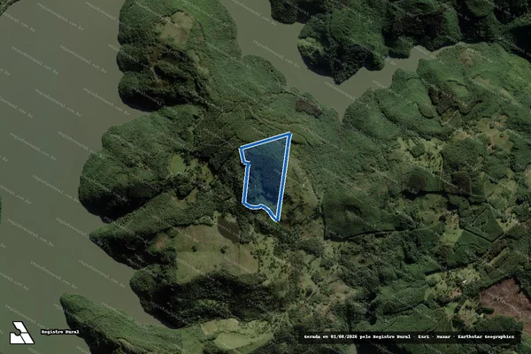 Imagem de satélite de Fazenda Luciane X - 1.934 em Cerro Negro - SC