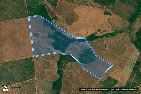 Imagem de satélite de LOTE Nº 40 DO LOTº FAZENDA PENHA - PARTE 02 - em Peixe - TO