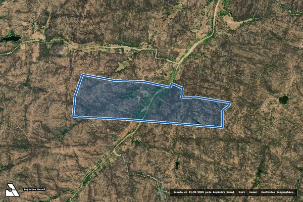 Imagem de satélite de Sítio Malhada Grande - Parte 1 em Equador - RN