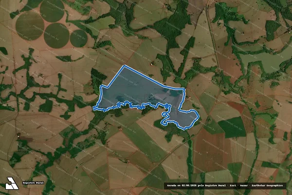 Imagem de satélite de Fazenda Ariranha, Bom Jardim, Ouro e Ponte do Gouveia  - FAZENDA FAZENDA BOM JARDIM, OURO E PONTE DO GOUVEIA em Jataí - GO