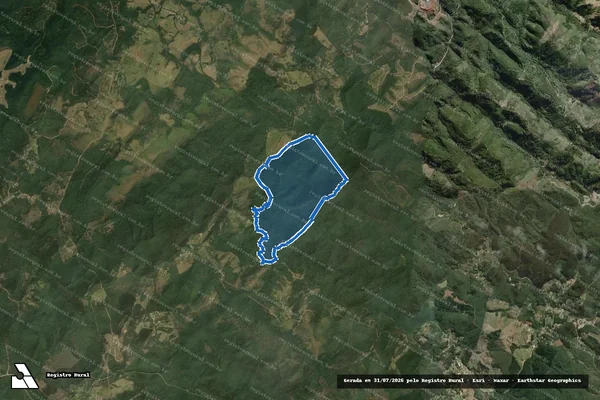 Imagem de satélite de VUTURUVU - Parte 1 em Rio Branco do Sul - PR