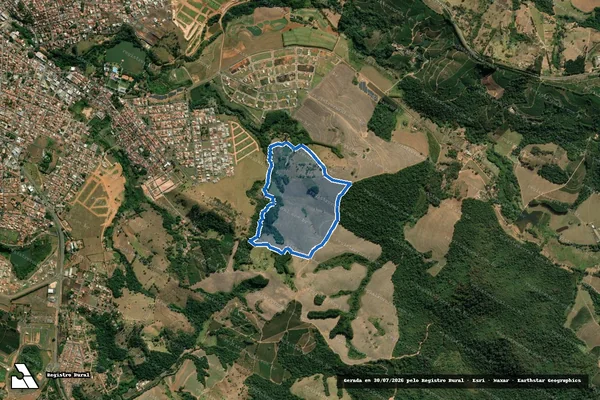Imagem de satélite de Fazenda Nova Floresta ? Gleba A - PARCELA 3 em Guaxupé - MG