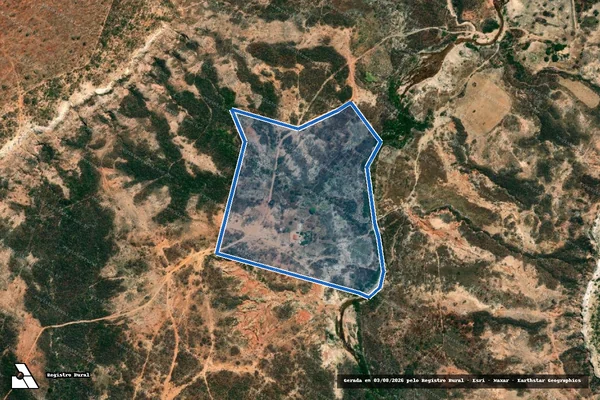 Imagem de satélite de FAZENDA GAMELEIRA - Gleba 02 em Urucuia - MG