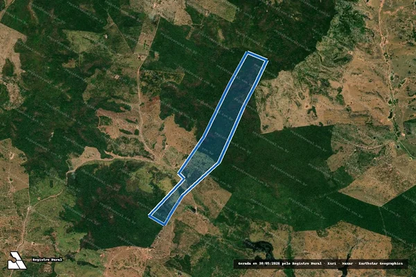 Imagem de satélite de FAZENDA NOSSA SENHORA DA ABADIA - 001 em Buritirana - MA