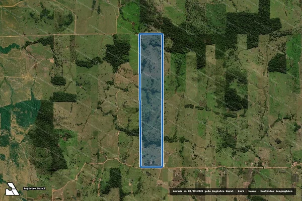 Imagem de satélite de FAZENDA SANTA LUZIA - Parte 1 em Monte Negro - RO